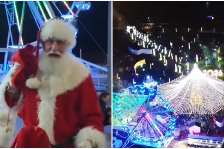 VIDEO. Sărbătoare și fericire la Winter Dream. Imagini superbe cu târgul de Crăciun din Florești. Este mai frumos ca cele din Cluj-Napoca?