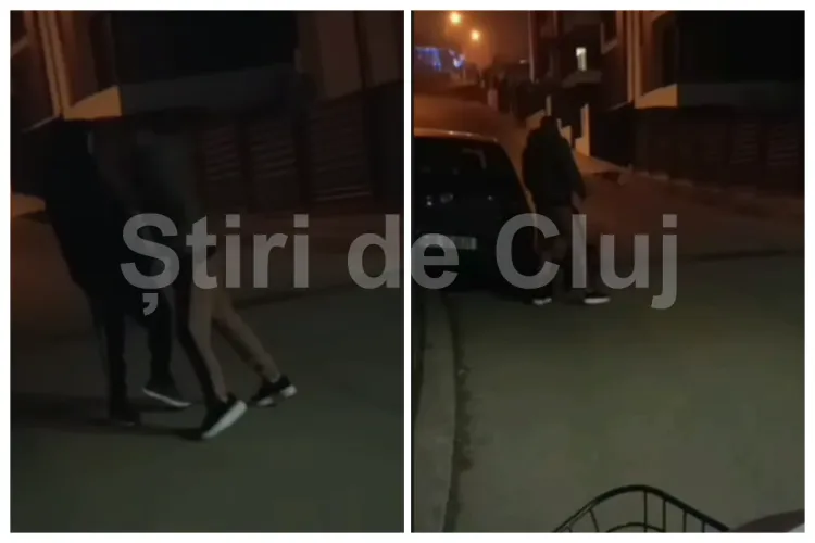 EXCLUSIV | VIDEO ȘOCANT Adolescent cu handicap, bătut violent aseară în Cluj de un prieten. A căzut și s-a lovit cu capul de o mașină și apoi de asfalt