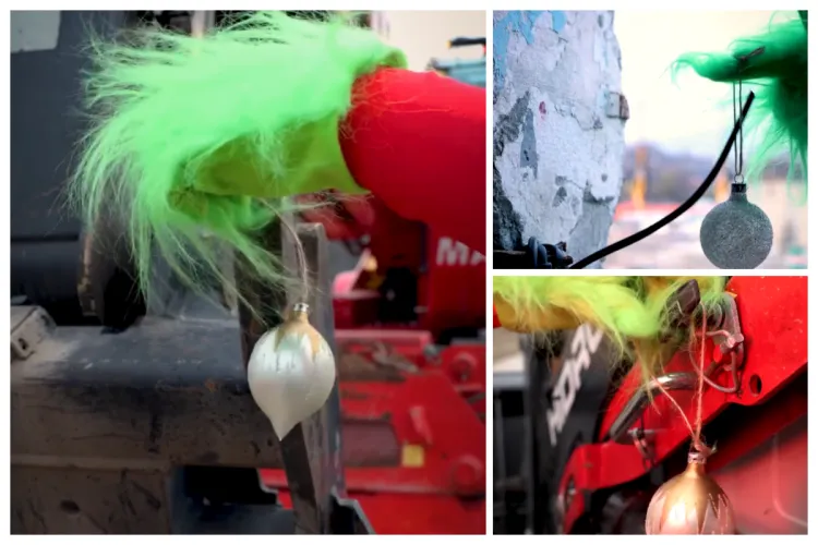 VIDEO. Grinch iubește Clujul: A „gătit” orașul pentru sosirea lui Moș Crăciun! Primul popas l-a făcut la Rivus, să „verifice” starea lucrărilor!