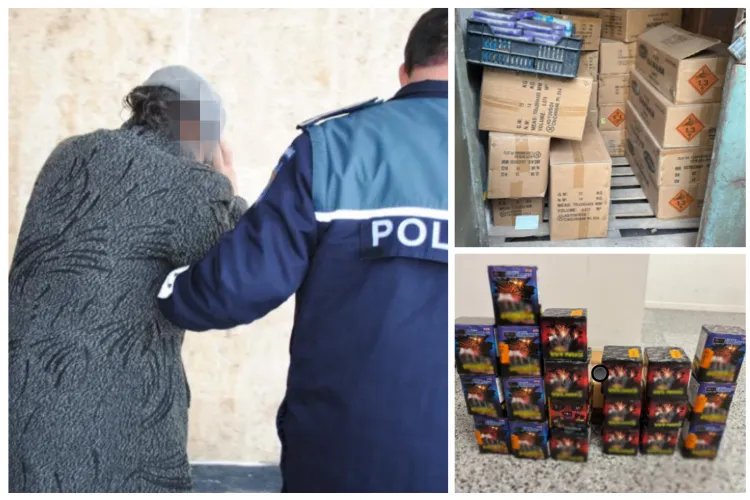 Incredibil: Clujeancă de 65 de ani, prinsă în flagrant când vindea articole pirotehnice în Mănăștur unui agent sub acoperire : Avea 1700 de kilograme!