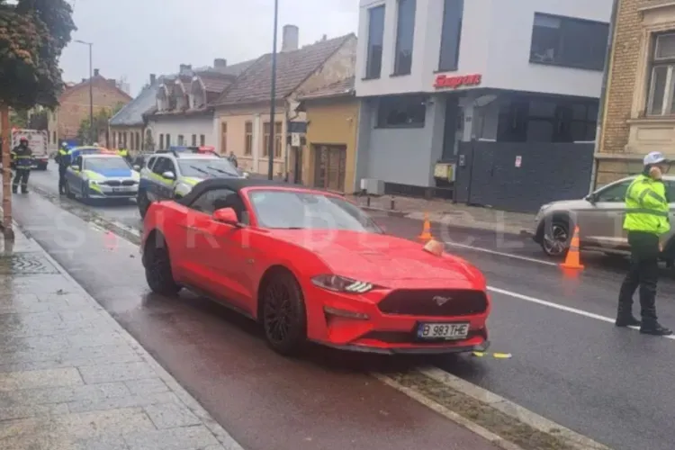 Au trecut peste 2 luni din momentul în care un copil a fost lovit de un Mustang în centrul Clujului, pe trotuar. USR acuză Primăria că nu ia măsuri 