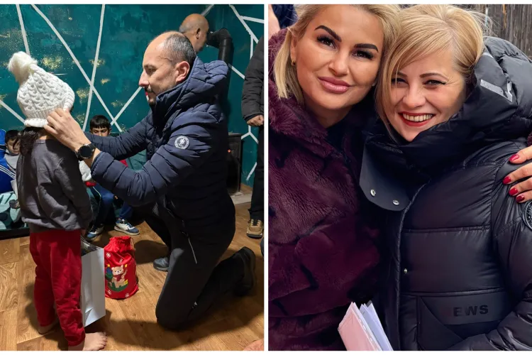Fără pauză pentru faptele bune! Rocsana Contraș și voluntarii au adus bucurie copiilor din Turda: „A trebuit să pornim din vreme”