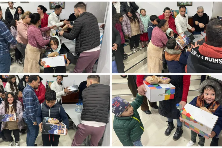 Un clujean care a crescut la casa de copii a adus zâmbetul pe buze și cadouri pentru 250 de copii nevoiași înainte de Crăciun: „Bucuria lor mă bucură”