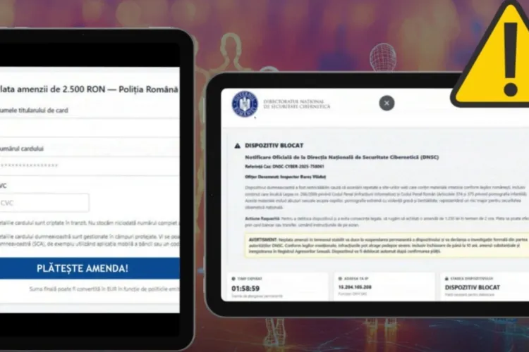 Alertă de securitate cibernetică: Escrocii folosesc numele DNSC și Poliția Română pentru a păcăli românii. Cum funcționează schema elaborată
