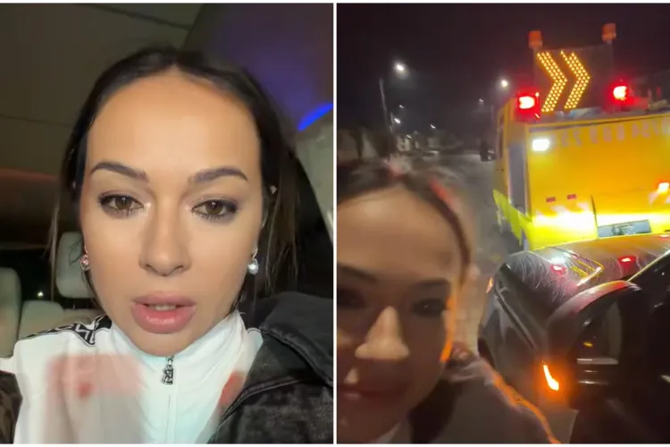 VIDEO. Cât ghinion pentru Vlăduța Lupău! Ce a pățit îndrăgita cântăreață în timp ce mergea la „o cântare” cu mașina de sute de mii de euro: „Ce fain!”