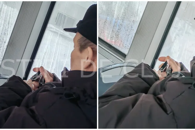 Fără nicio jenă! Un bărbat din Cluj-Napoca și-a tăiat unghiile în autobuz, în fața călătorilor FOTO/VIDEO 