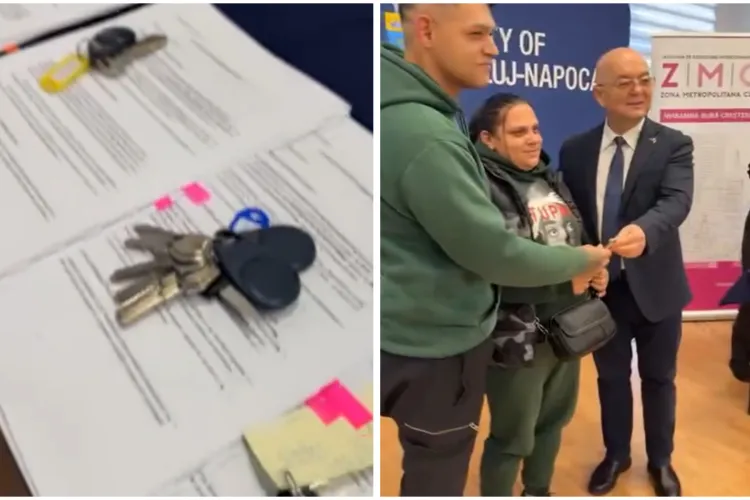 Emil Boc a fost Moș Crăciun pentru familiile sărace din Cluj-Napoca. Oamenii au primit apartamente gratis: „Am înmânat astăzi cheile!”