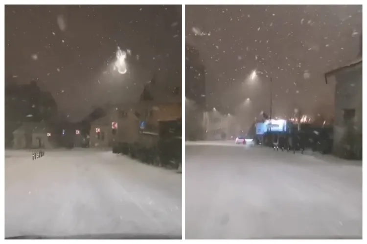 VIDEO. Clujul acoperit de zăpadă. Nu ieșiți cu mașinile, dacă nu e neapărat nevoie. Circulați cu maximă prudență!