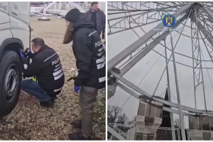 VIDEO Roată panoramică și ansamblu de vehicule sub anchetă penală, după un control al polițiștilor în Florești: Ce au descoperit aceștia