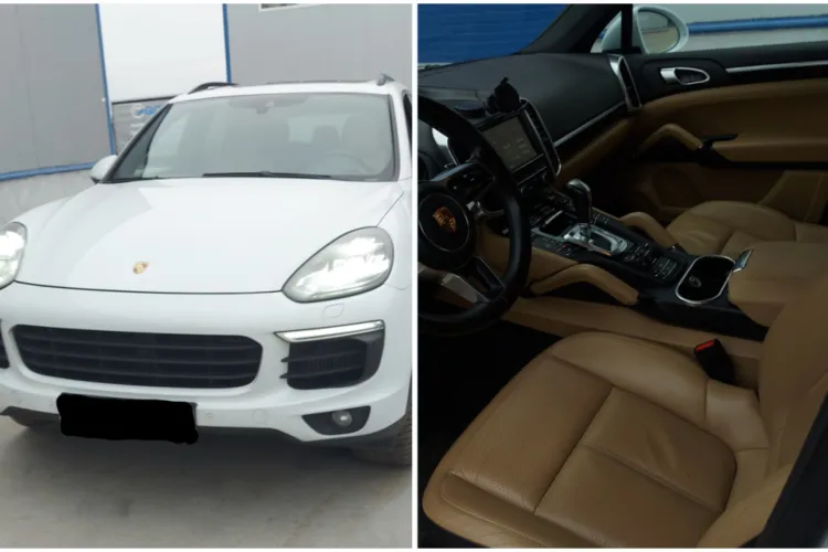 Ocazie unică pentru clujenii care au bani la saltea! Un Porsche Cayenne confiscat este scos la licitație cu un preț mai mic cu 50% față de cât valorează