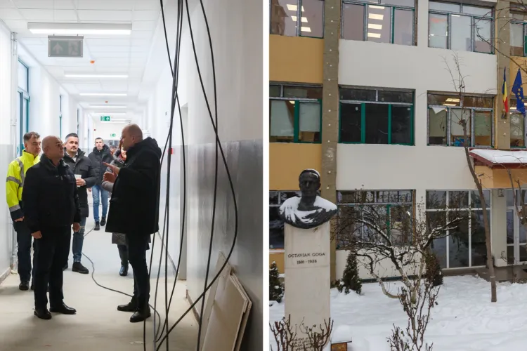 Școala „Octavian Goga” din Cluj aproape gata! Elevii revin într-o clădire modernă, sigură și cu săli de clasă complet renovate