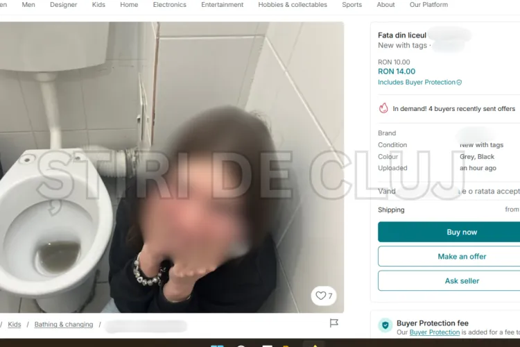 Caz șocant de bullying într-un liceu! O fată a fost scoasă la „vânzare” pe Vinted pentru 10 lei: „Nu înțeleg ce e în capul lor! Nu au empatie?”