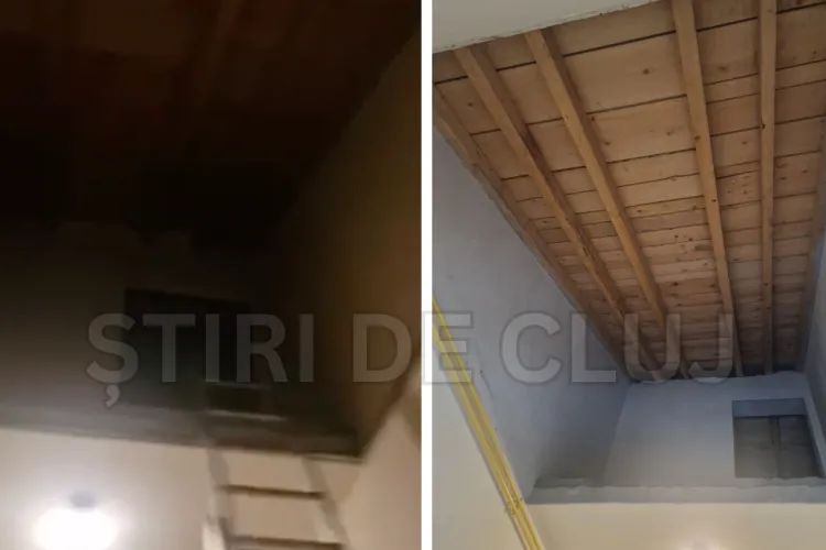 VIDEO. Apartamente fără autorizație în podul unor blocuri din Cluj! Locatarii din bloc nevoiți să sune zilnic la poliție ca să oprească muncitorii