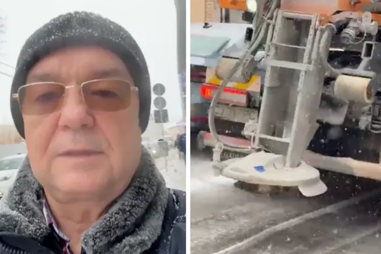 VIDEO. Zăpada pune din nou stăpânire pe Cluj! Boc anunță intervenții pe mai multe străzi: „Orașul trebuie să fie funcțional”