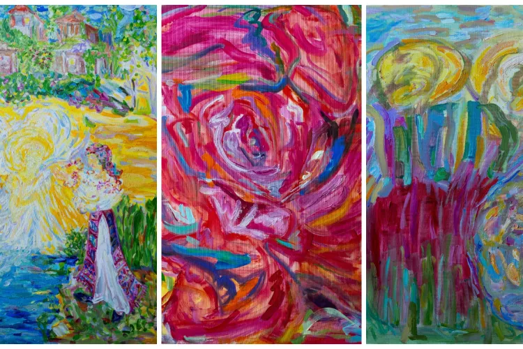 O poveste pictată din memorie și dor: „Copila și Sfîntul Soare” luminează Muzeul de Artă din Cluj-Napoca. Când are loc impresionanta expoziție