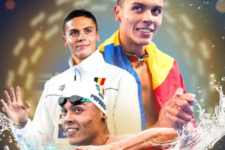 David Popovici cucerește Europa și intră definitiv în istoria natației! Românul este desemnat cel mai bun înotător european după un sezon incredibil