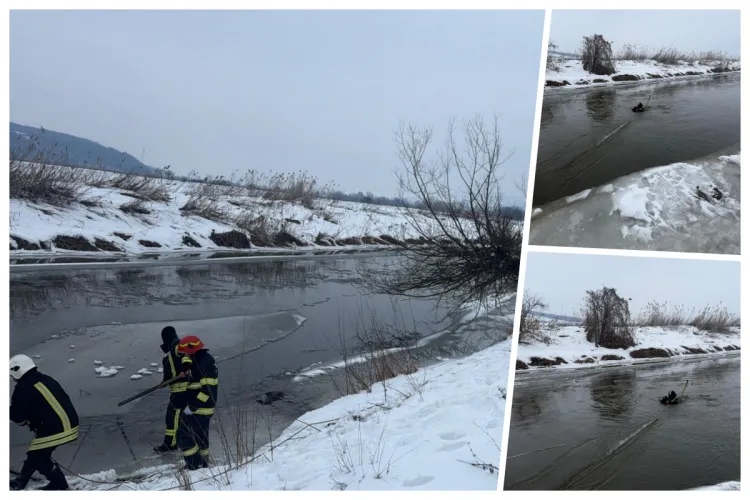 Tragedie incredibilă: Doi copii de 4 și 5 ani au căzut în Someș! Unul a fost scos de un adolescent de 17 ani, celălalt este căutat acum de scafandri- FOTO