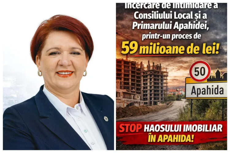 „Război” total în Apahida! Primărița acuză un investitor imobiliar de „încercări de intimidare”, după respingerea PUZ-ului: „Nu ne lăsăm intimidați”