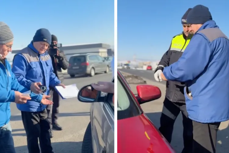 VIDEO. IPJ Cluj a sancționat sute de șoferi într-o singură zi! Mai multe permise rețiunte: Viteza este în continuare cea mai mare problemă a șoferilor