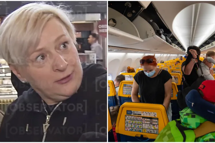 VIDEO. O româncă nu a fost lăsată să urce în avion dintr-un motiv „incredibil”: avea prea multe pahare la bord: „Cei de la Renair sau cum”
