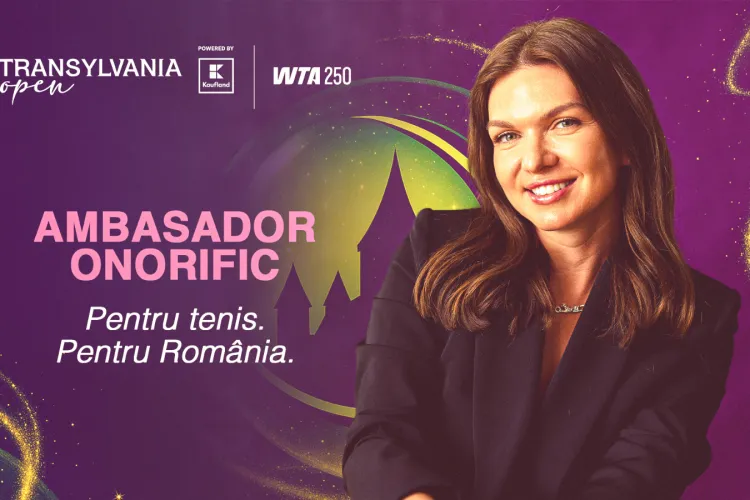 Simona Halep revine la Cluj-Napoca! Fostul lider mondial devine ambasador onorific al turneului Transylvania Open WTA 250