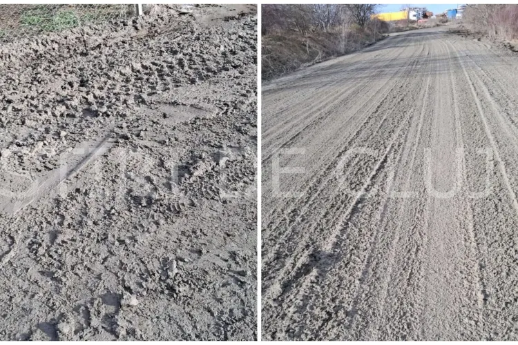 Cluj-Napoca, „smart city”, dar fără drumuri! În zona Sopor nu există infrastructură minimă necesară pentru un trai decent FOTO 