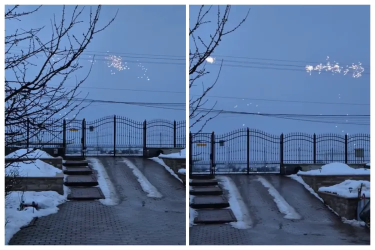 VIDEO. Pană de curent cu „artificii” care îți bagă frica în oase la Cluj: Cablurile electrice s-au aprins ca artificiile de Revelion