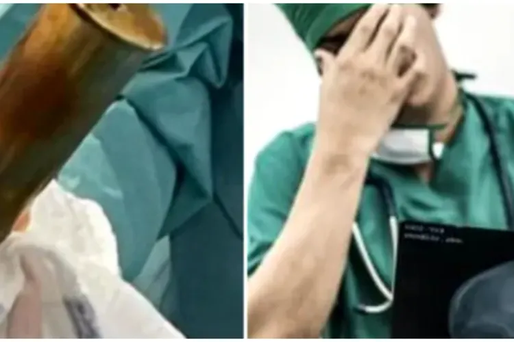 Medicii au înghețat pe loc! Un tânăr de 24 de ani a ajuns cu un obuz din Primul Război Mondial ascuns în corp! Au fost chemați geniștii de urgență 