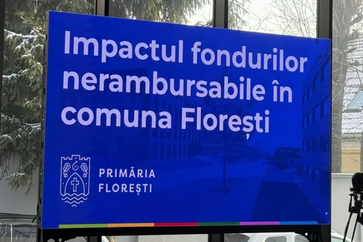 Cum a reușit Florești să transforme fiecare 1 leu plătit de cetățeni în 3 lei atrase din fonduri europene? Primarul Pivariu a explicat totul
