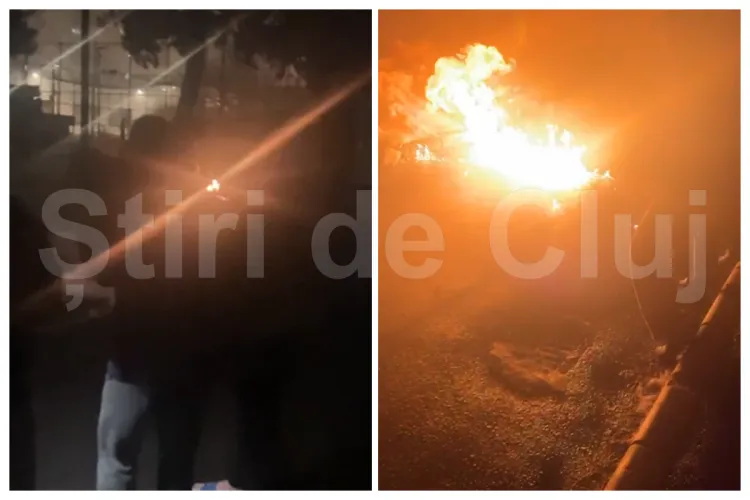 VIDEO. „Distracție” cu petarde și cocktailuri Molotov în Observator, Cluj, de pana de curent: „Petrecerea nu a fost doar cu dansul pinguinului”