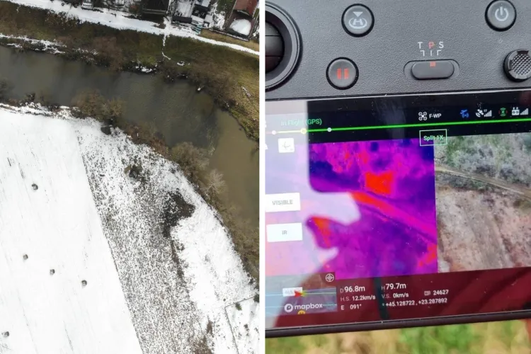 Autoritățile nu renunță la copilașul de 4 ani dispărut în Someș! Drone survolează zona, iar echipele analizează fiecare imagine capturată FOTO