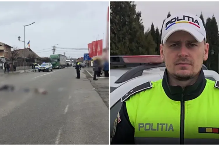 Cum s-a produs teribilul accident de astăzi în care doi clujeni au fost loviți de TIR. Un bărbat și o femeie au ajuns de urgență la spital FOTO/VIDEO