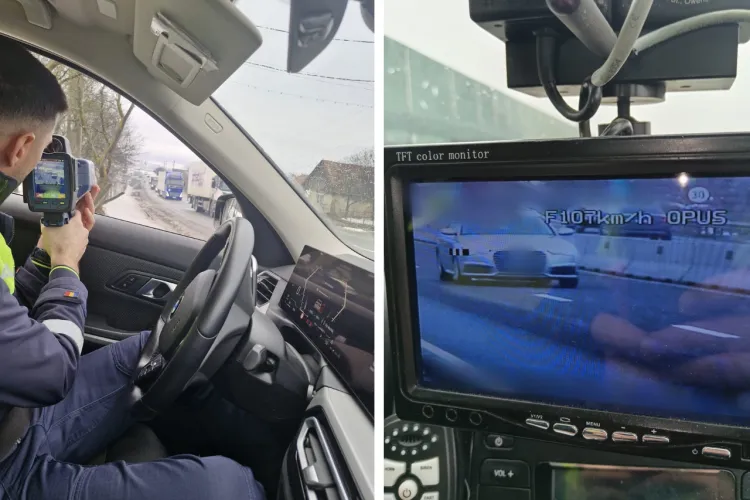 Poliția clujeană nu se lasă! Controale pe bandă rulantă pe drumurile din Cluj: Mai mulți șoferi cu viteză prinși și permise suspendate încă din prima zi