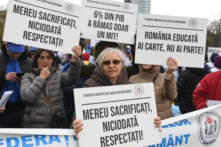 Greva generală a profesorilor e tot mai aproape. Sindicatele avertizează că oamenii și-au pierdut răbdarea cu măsurile impuse de Ilie Bolojan