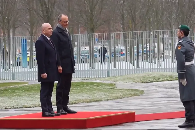 Ilie Bolojan, întâlnire de gradul zero în Germania! Premierul României a fost primit cu onoruri militare 