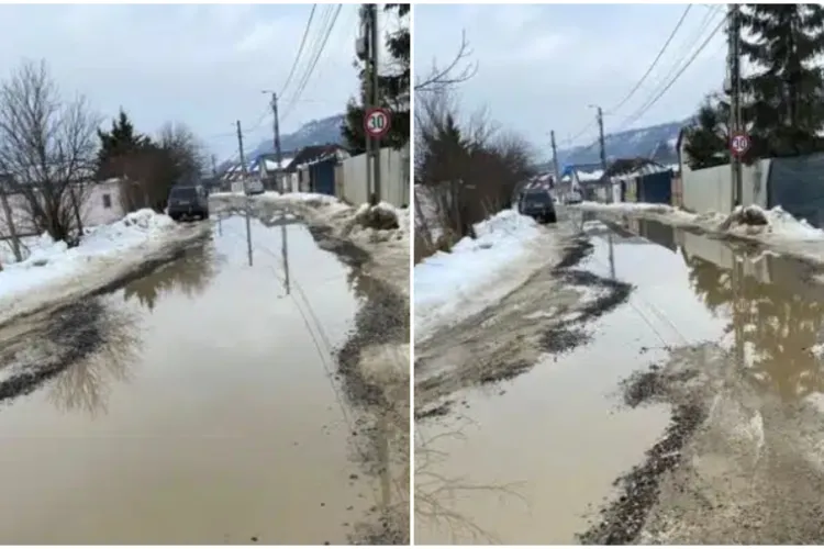 Să fie asta cea mai proastă stradă din județul Cluj? Primăria are mari probleme când vine vorba de reparat străzile care nu sunt „în văzul lumii”