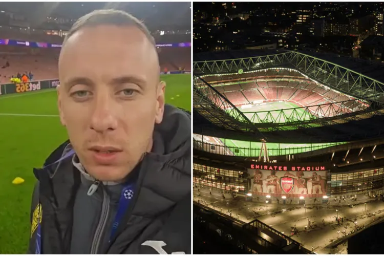 VIDEO. Mesaj LIVE înainte de meciul lui Arsenal Londra din Champions League. S-a înțeles cu ”U” Cluj:  „Abia aștept să port culorile alb-negre”