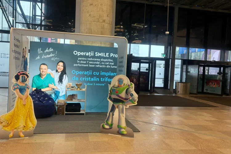 La Iulius Mall Cluj, copiii se pot testa GRATUIT pentru probleme de vedere până pe 15 februarie 2026. Depistați la timp problemele copilului!