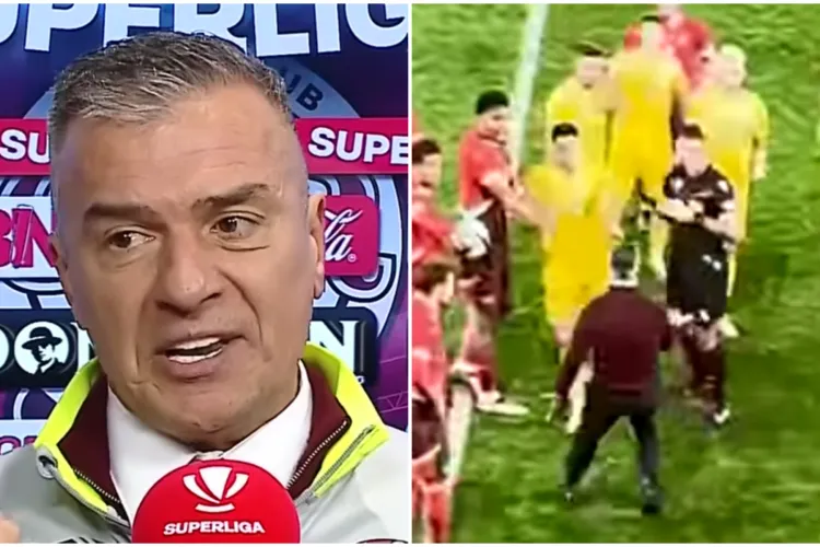 VIDEO. Daniel Pancu, supărat pe „bătăușul” Bergodi la doi ani după ce, la rândul său, a sărit să bată un arbitru. A fost cu greu oprit de jucători