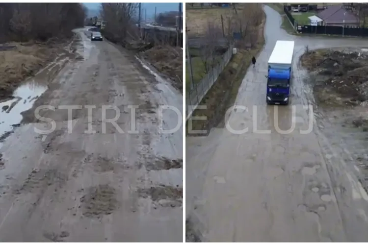 Revolta antreprenorilor din zona industrială Cluj-Baciu ia amploare! Mediul de afaceri cere soluții concrete pentru drumurile distruse: „Inadmisibil” VIDEO