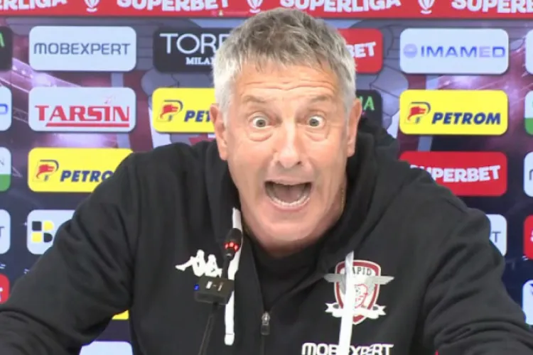 Un fost fotbalist dă de pământ cu Bergodi, după derby-ul dintre CFR Cluj și U Cluj: „La un club serios îi reziliezi contractul”