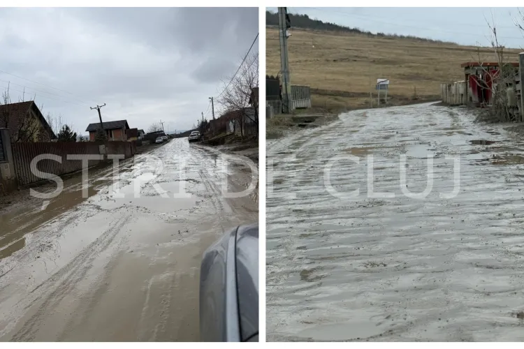 Nemulțumiri în Apahida! Locuitorii se plâng de drumuri noroioase și greu practicabile. Ce spune Primăria FOTO/VIDEO 