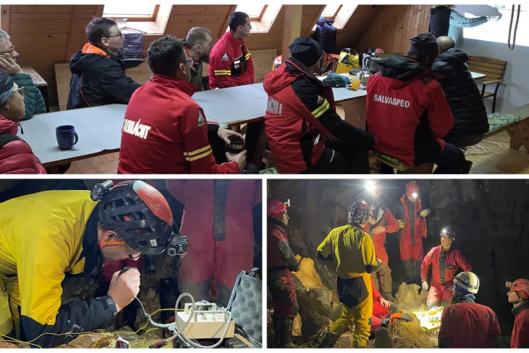 Salvatorii speologi din Cluj fac istorie: Comunicare prin curent electric testată în premieră pentru situații-limită în Apuseni