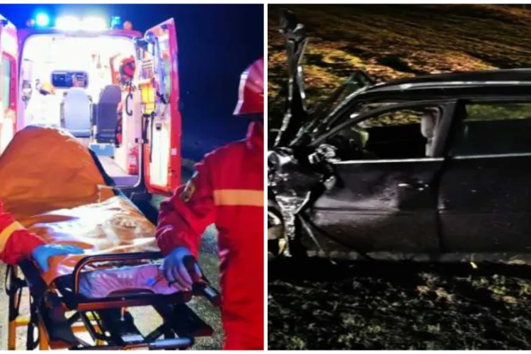 Accident grav între două mașini! Opt persoane au fost rănite, printre care doi copii de șapte ani. Minorii au fost transportați de urgență la spital 