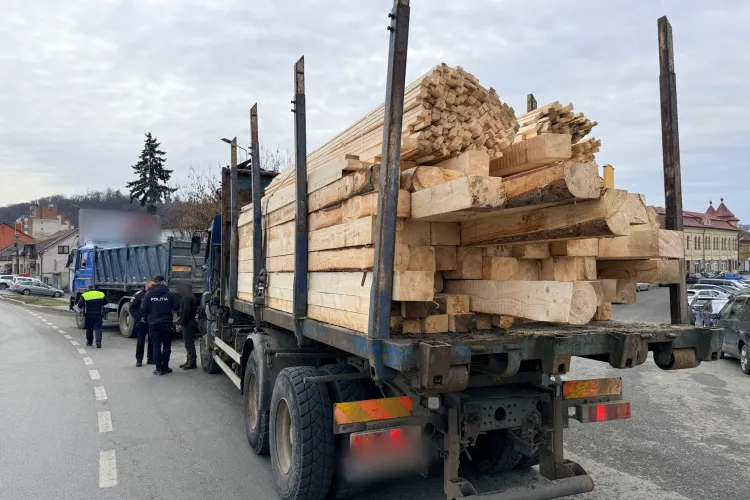 Un bărbat care transporta mărfuri, amendat de polițiști! Ce au descoperit oamenii legii la un control de rutină