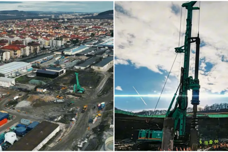 VIDEO. Au trimis drona să filmeze metroul! Clujenii au făcut haz de necaz și spun că nu văd niciun progres: „Nu se vede nimica!”