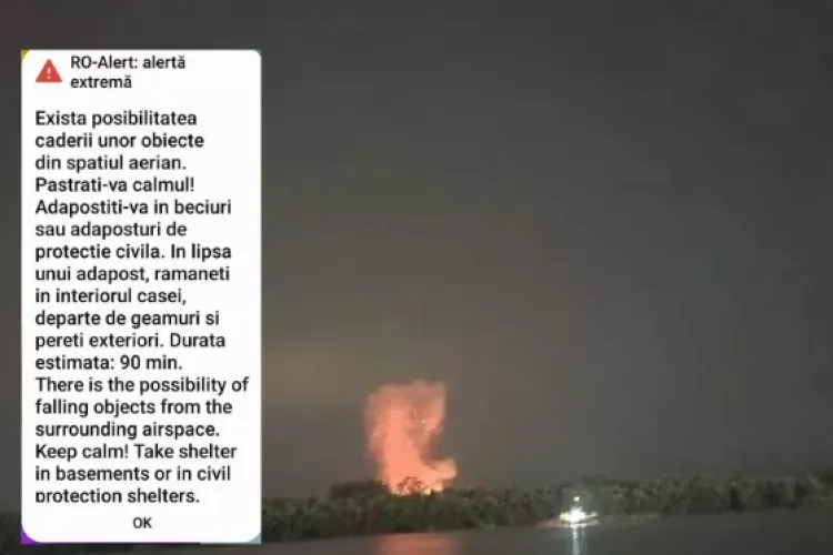 RO-ALERT de dimineață! Oamenii, trimiși în beciuri sau adăposturi civile, departe de geamuri și pereți exteriori. Ce s-a întâmplat 