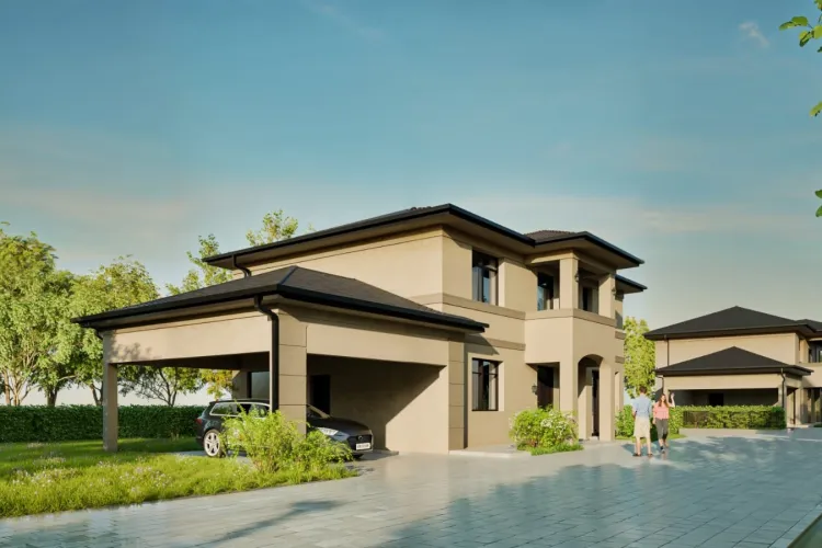 Rus Residence - Primul ansamblu de case pasive, certificate NZeb cu terenuri generoase din Florești: Eleganță și eficiență în centrul celei mai mari comune