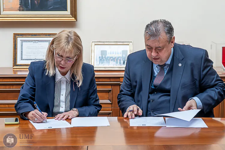UMF Cluj face pasul spre medicina viitorului! S-a semnat un acord strategic pentru pregătirea medicilor rezidenți FOTO