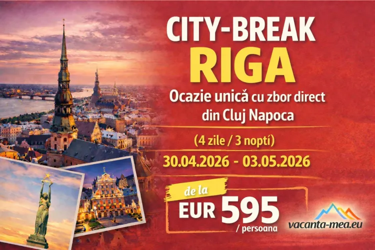 VIDEO. Premieră: Zbor charter direct Riga – Cluj-Napoca pentru promovarea Transilvaniei. Peste o sută de turiști din Letonia vin la Cluj de 1 mai